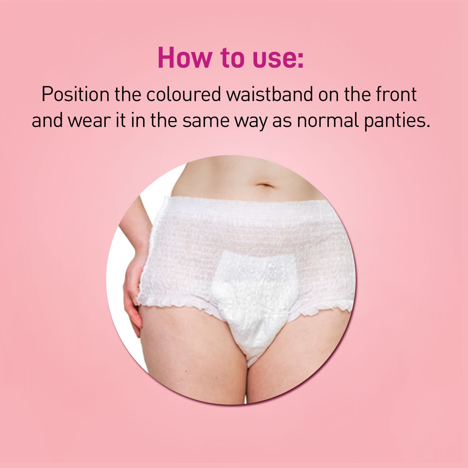 Sirona Disposable period panties - S-M